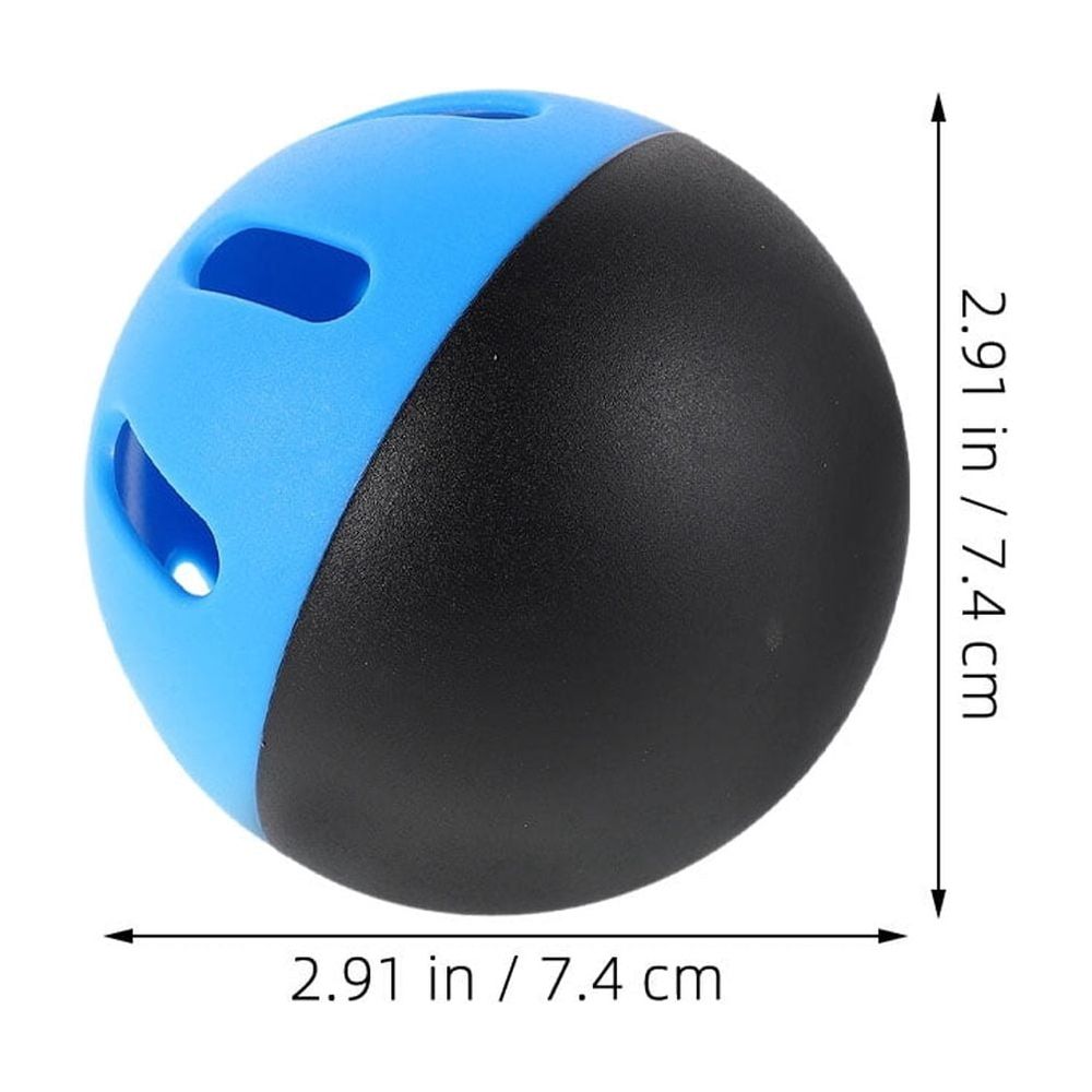 Set of 10 hollow perforated EVA training balls for safe baseball practice, suitable for baby and kids' ball pits and play areas.