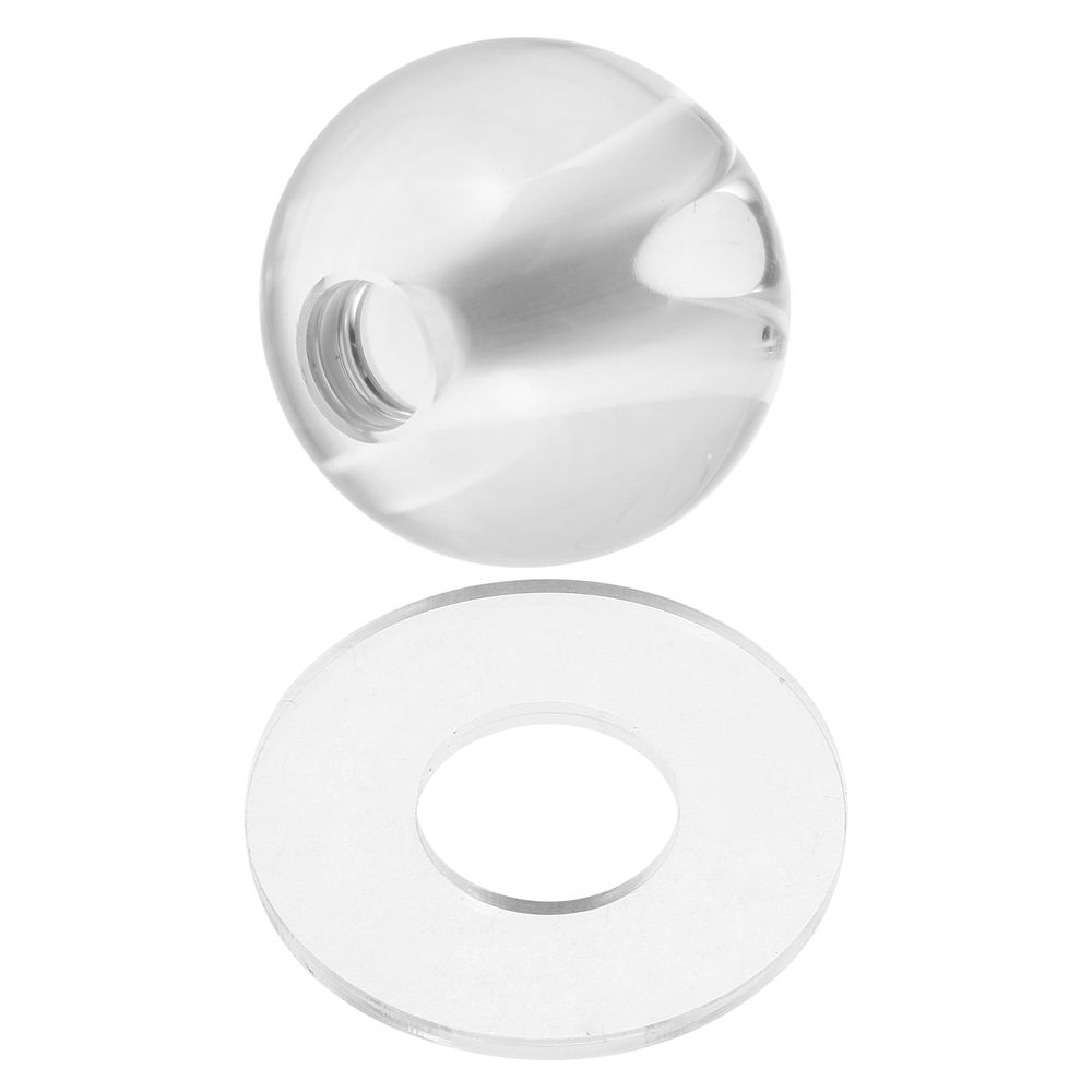 Transparent pool cue ball set for billiards, suitable for kids' play and ball pits, by Everything Baby.