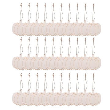 30pcs Pumpkin Adornment Unfinished Wood Cutouts With Craft Supplies For Indoor Outdoor