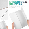 Large white trifold project boards for school and art displays, 4-pack, ideal for presentations and creative projects.