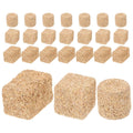 Mini haystack model set for rustic farm decor and toy farm scenes, featuring 24 small haystacks for outdoor play and model making.