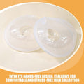 Pair of leakproof silicone collector shells for breastfeeding moms, comfortable and convenient, from Everything Baby.
