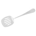 Stainless steel slotted shovel with plated silver finish, ideal for outdoor play and kitchen use, designed for kids' outdoor toys.