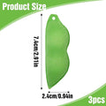 Set of three magic bean-shaped bottle cleaning sponges from Everything Baby, heat-resistant reusable brushes for small mouth bottles.