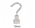 Set of 10 super strong magnetic hooks from Everything Baby, ideal for kitchen, garage, caravan, or wall mounting.