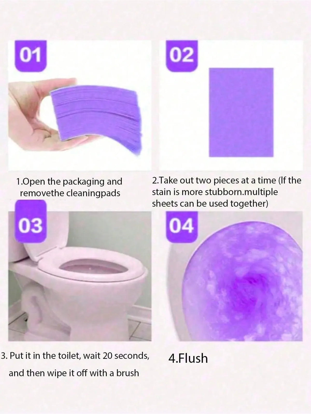 Blue toilet cleaning tablets from Everything Baby, for deep cleaning and fresh fragrance, suitable for household bathroom disinfection.