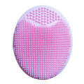 Three silicone baby cradle cap brushes for gentle scalp massage and exfoliation, designed for baby and toddler skincare.