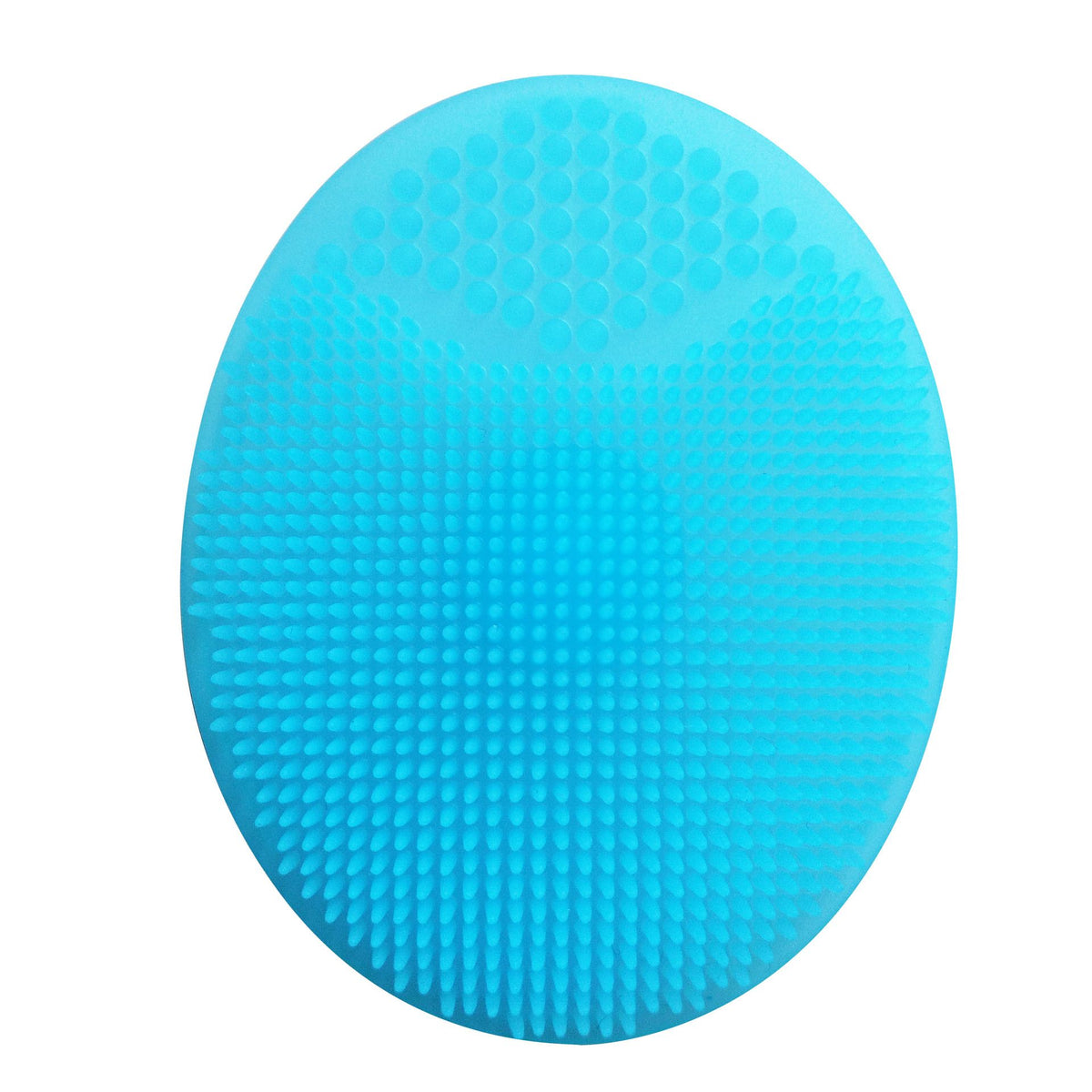 Three silicone baby cradle cap brushes from Everything Baby, soft massage and exfoliating scrubbers for gentle infant skin care.