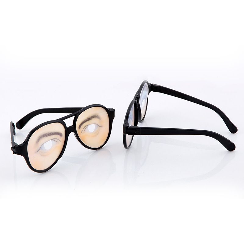 Funny Halloween trick toy glasses with funny eyes for kids, perfect for pretend play and costume parties, two-piece set from Everything Baby.