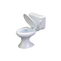 Miniature baby toilet toy from Everything Baby, designed for pretend play, featuring a classic bathroom scene for dollhouse furniture.