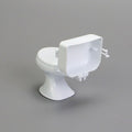 Miniature baby toilet seat toy by Everything Baby, perfect for pretend play with dollhouse bathroom furniture.