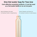 Warm 2-liter hot water bottle with soft cover for pain relief, neck, shoulders, knees, and feet warming, by Everything Baby.