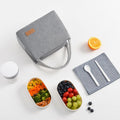 Insulated large lunch bag by Everything Baby, leakproof reusable tote for office, school, beach, or travel lunch storage