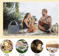 Insulated large lunch bag from Everything Baby, reusable leakproof tote for office, school, travel, or beach use.