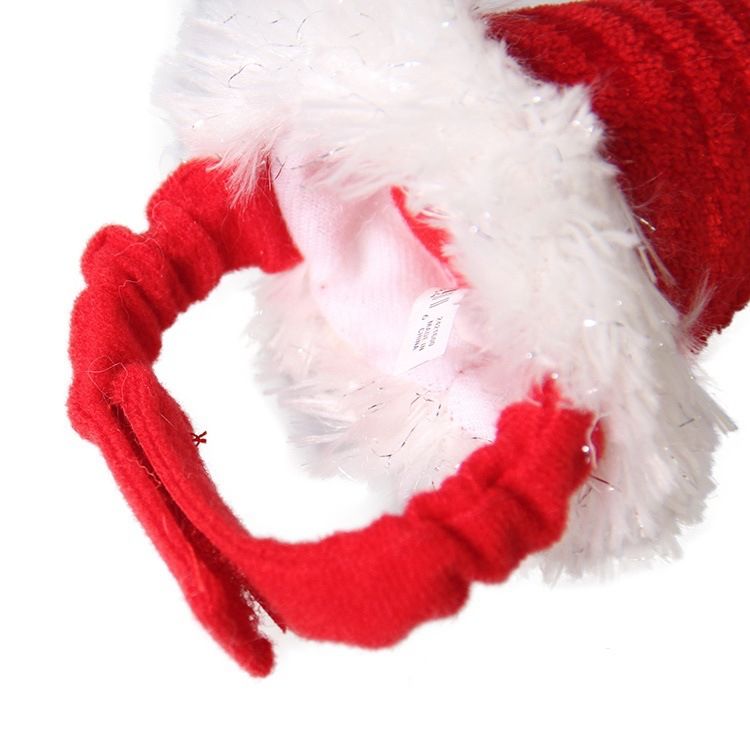 Small Santa hat for hamsters, guinea pigs, and small pets, made by Everything Baby, suitable for tiny animals and newborn pets.