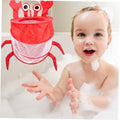 Baby and kids bathroom storage mesh bag for hanging toys, made of polyester, ideal for organizing baby shower toys.