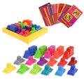 Colorful challenging puzzle toy for boys and girls, suitable for ages 4 and up, designed for outdoor play and educational fun.