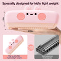 16-hole diatonic harmonica for kids with protective cover, in key of C, ideal musical toy for boys and girls beginners.
