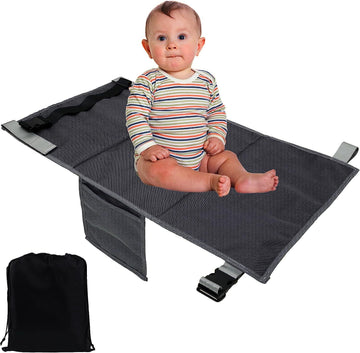 Toddler Airplane Seat, Baby Airplane Travel Footrest Bed, Portable Airplane Foot Hammock for Kids, Baby Airplane  (Black)