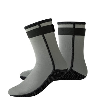 Wetsuit Socks 3mm Neoprene Diving Socks Thermal Anti-slip Scuba Socks Water Booties for Swimming Water Sports Size:Large