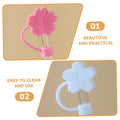 Cute Hawaii-themed girl top cover glass accessories with suckers, dust plug protectors, and straw caps for baby and kid's drinks.