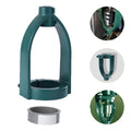 Woodworking drill accessory converter attachment with 40mm sleeve for machine hole drilling and bench mounting.