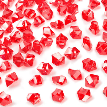 250 fake crushed ice cubes made of acrylic crystals, suitable for wedding decor and photography props, by Everything Baby.
