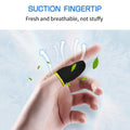 Set of 10 breathable game finger sleeves for mobile touch screens, designed for sensitive skin and anti-sweat comfort by Everything Baby.