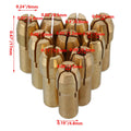 Set of 10 brass collet drill chucks for rotary tools, 0.5-3.2mm, with 4.8mm shank diameter, suitable for electric grinding tools.