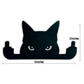 Black cat wall art ornament by Everything Baby, featuring a humorous black cat figurine for desk or wall display.