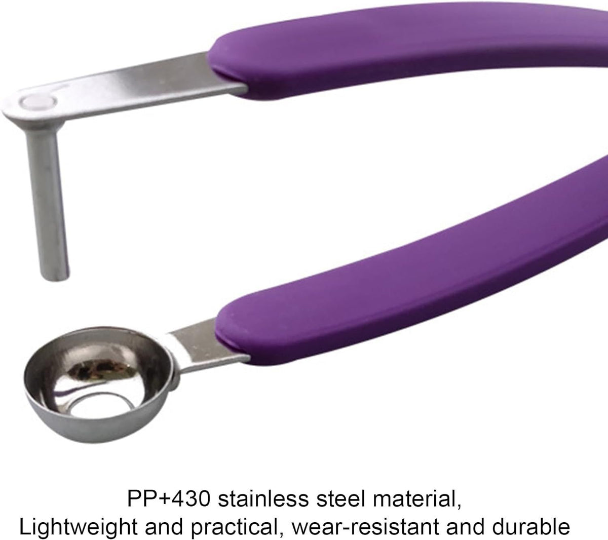 Cherry olive pit pitter machine with container, kitchen tool for removing seeds, in a compact design for easy seed removal.