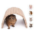 Wooden hamster climbing ladder suspension bridge for small animals like guinea pigs, rats, hedgehogs, and sugar gliders.