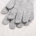 Pair of colorful knit magic gloves for kids, warm and stretchy, suitable for boys and girls in winter, by Everything Baby.
