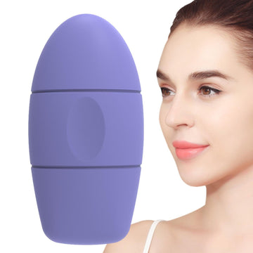 Baby facial cooler and ice roller for puffiness, dark circles, and gentle massage, part of baby health and grooming skincare kit.