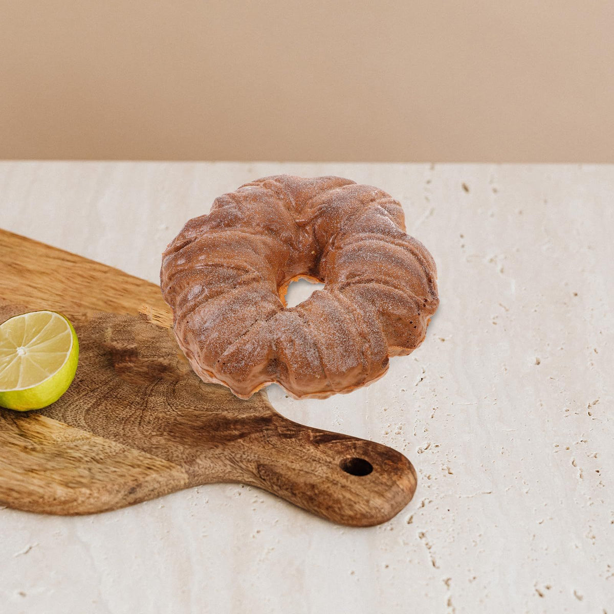 Artificial bread model for pretend play, realistic faux bread toy designed for baby and kid's toy photography props.