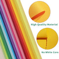 Bright 10-color origami paper sheets by Everything Baby, perfect for kids' arts and crafts projects and paper folding activities.