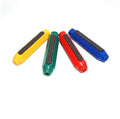 Blackboard adjustable chalk clip set with magnetic holders in four colors, designed for kids' art and drawing activities.