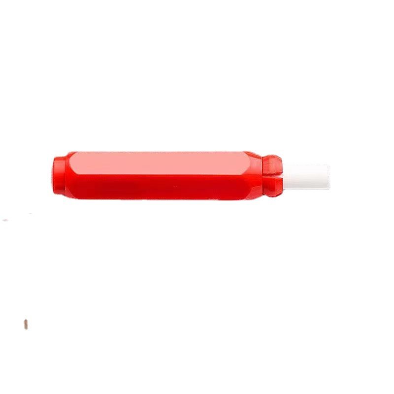 Blackboard adjustable chalk clip set with magnetic chalk holders in four colors, designed for teacher and classroom use.