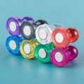 Set of 48 colorful round magnets for whiteboards, refrigerators, and classroom decor, from Everything Baby, ideal for building and organizing.