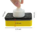 10-pack magnetic whiteboard erasers by Everything Baby, small dry erase board cleaners for classroom or home use.