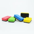 10 pack of Everything Baby magnetic whiteboard erasers, small dry erase board cleaner for classroom or kid's art projects.