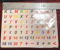 Magnetic alphabet set for kids from Everything Baby, featuring colorful letters and words for toddler learning and refrigerator play.