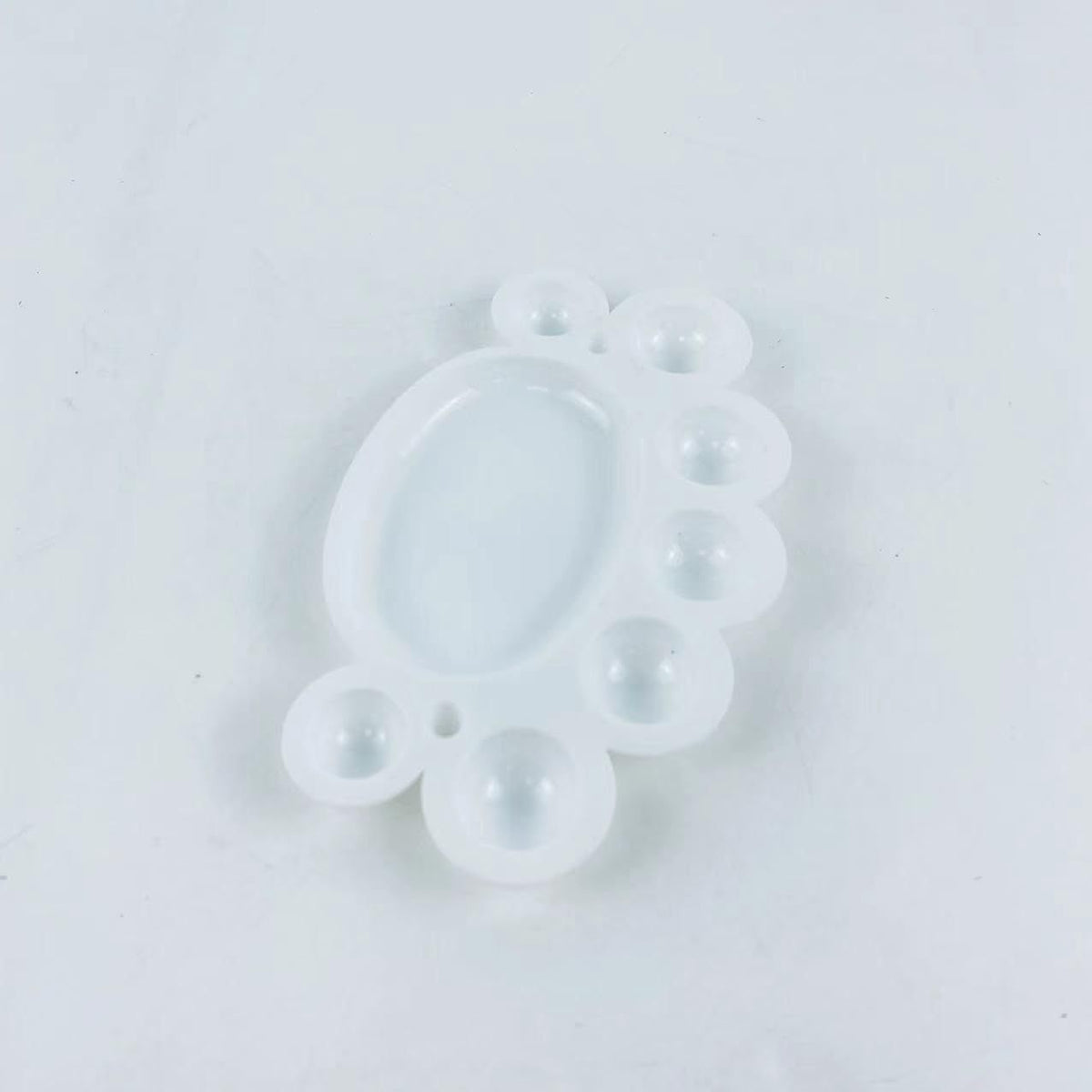 Plastic painter's palette for kids with multiple paint trays, ideal for art and drawing activities, by Everything Baby.