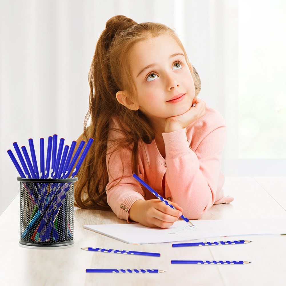 Set of 10 wood-cased graphite pencils for kids featuring cute numbers, ideal for drawing, sketching, and art projects.