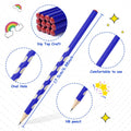 Set of 10 cute wood-cased graphite pencils for kids, featuring colorful designs, ideal for drawing and art projects.