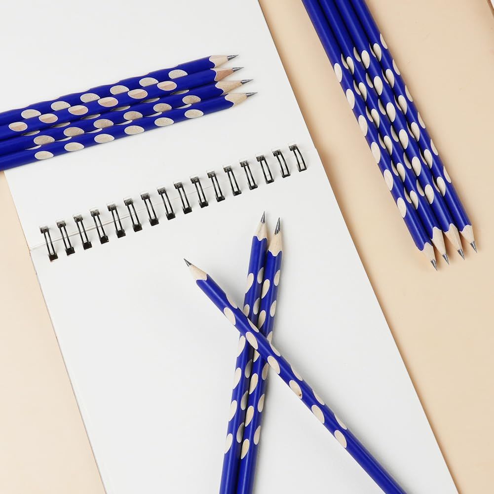 Set of 10 wood-cased graphite pencils for kids, featuring cute numbers and fun designs, ideal for drawing and sketching.