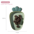 Two colorful plastic fruit bowls and snack trays for kids, shaped like melon seeds, used for pretend play and serving snacks.