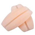 Pair of nude silicone bra strap cushions from Everything Baby, providing non-slip shoulder support and comfort.