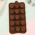 Silicone flower-shaped candy and chocolate mold by Everything Baby, suitable for kids' pretend play and DIY treats.