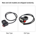 Waterproof 12V motorcycle handlebar switch with aluminum alloy toggle, suitable for bikes and scooters by Everything Baby.